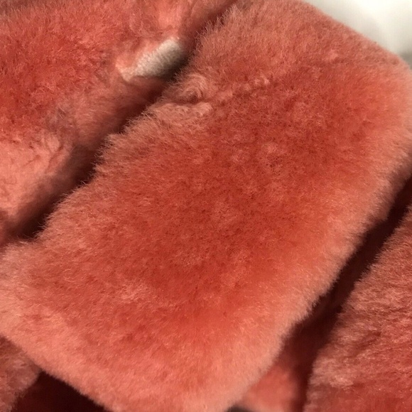 UGG | Fuzz Yeah Slippers Women's Size 6 Orange Comfort Side Buckle Flats - Picture 8 of 9